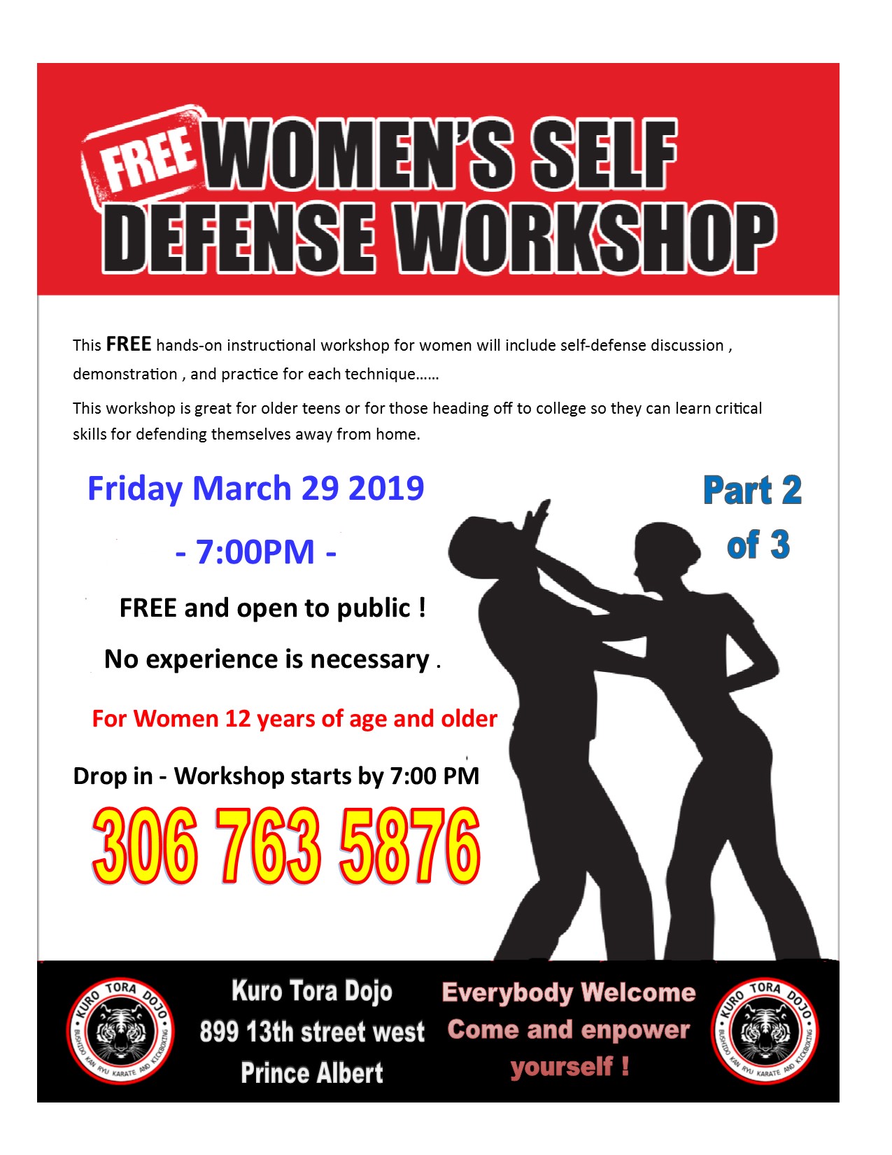 Free Women s Self Defense Class PaNOW